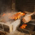 Préparation homard bleu grillé