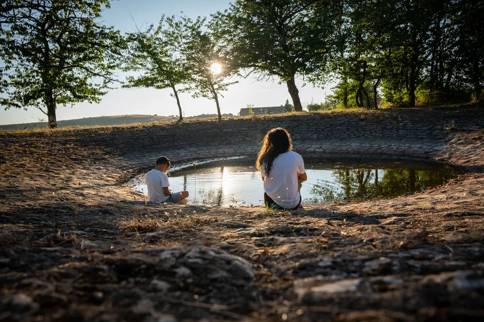 Une lavogne sur le Larzac